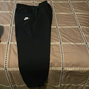 Black Nike joggers
